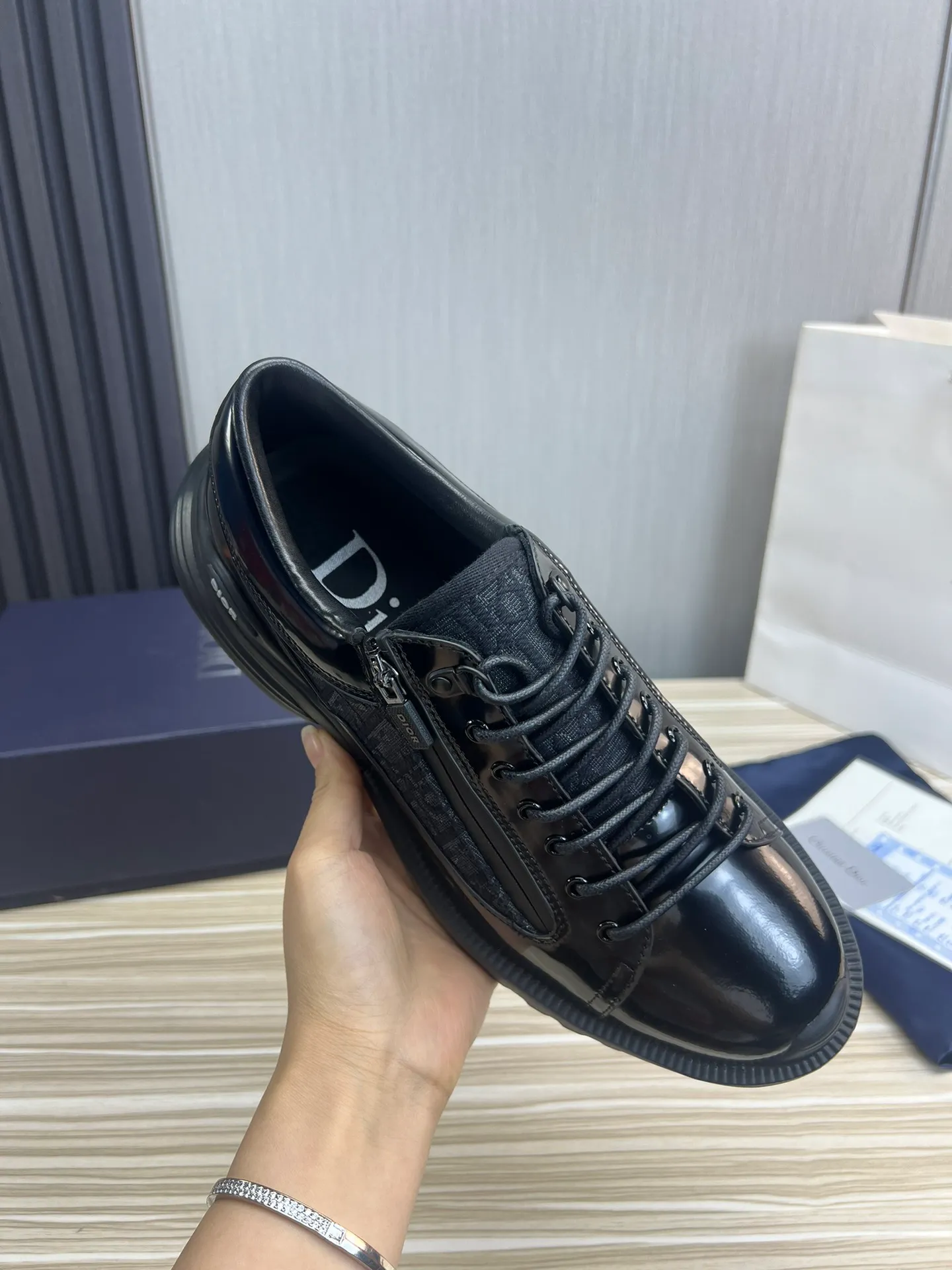 Men's men's shoes💰620💰 Dior men's business casual leather shoes👞all made of imported original brand leather, just to create a more comfortable wearing experience, upper: original cowhide stitching➕imported sheepskin lining, original non-slip and wear-resistant rubber outsole✔️36-45 (45 non-returnable)